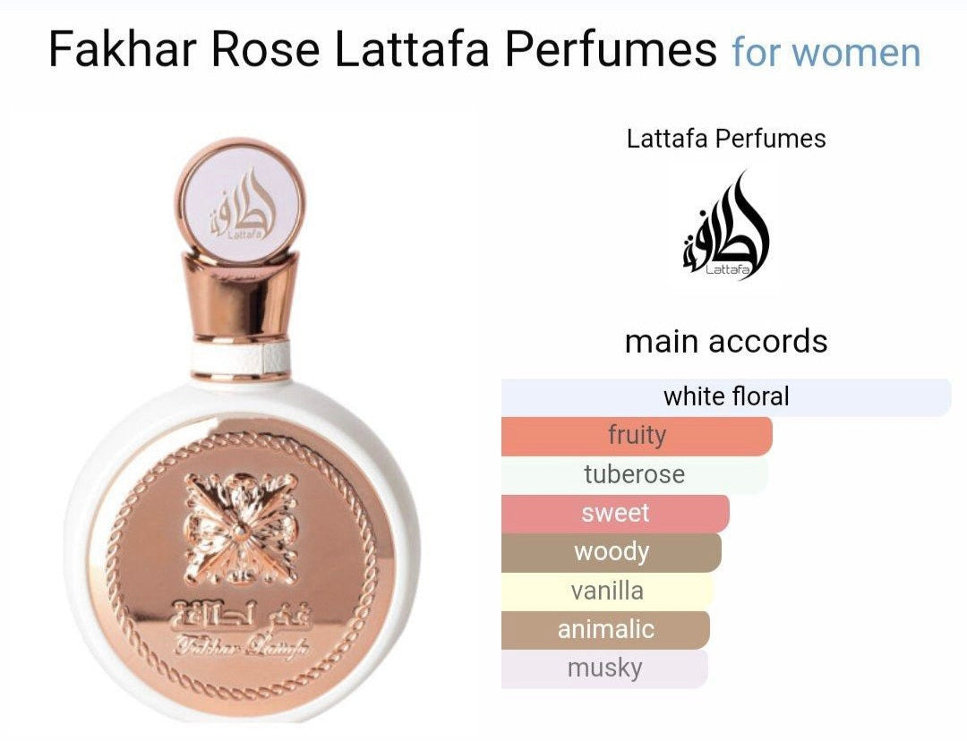 Lattafa Fakhar Women Eau de Parfum 100ml - Floral Fragrance