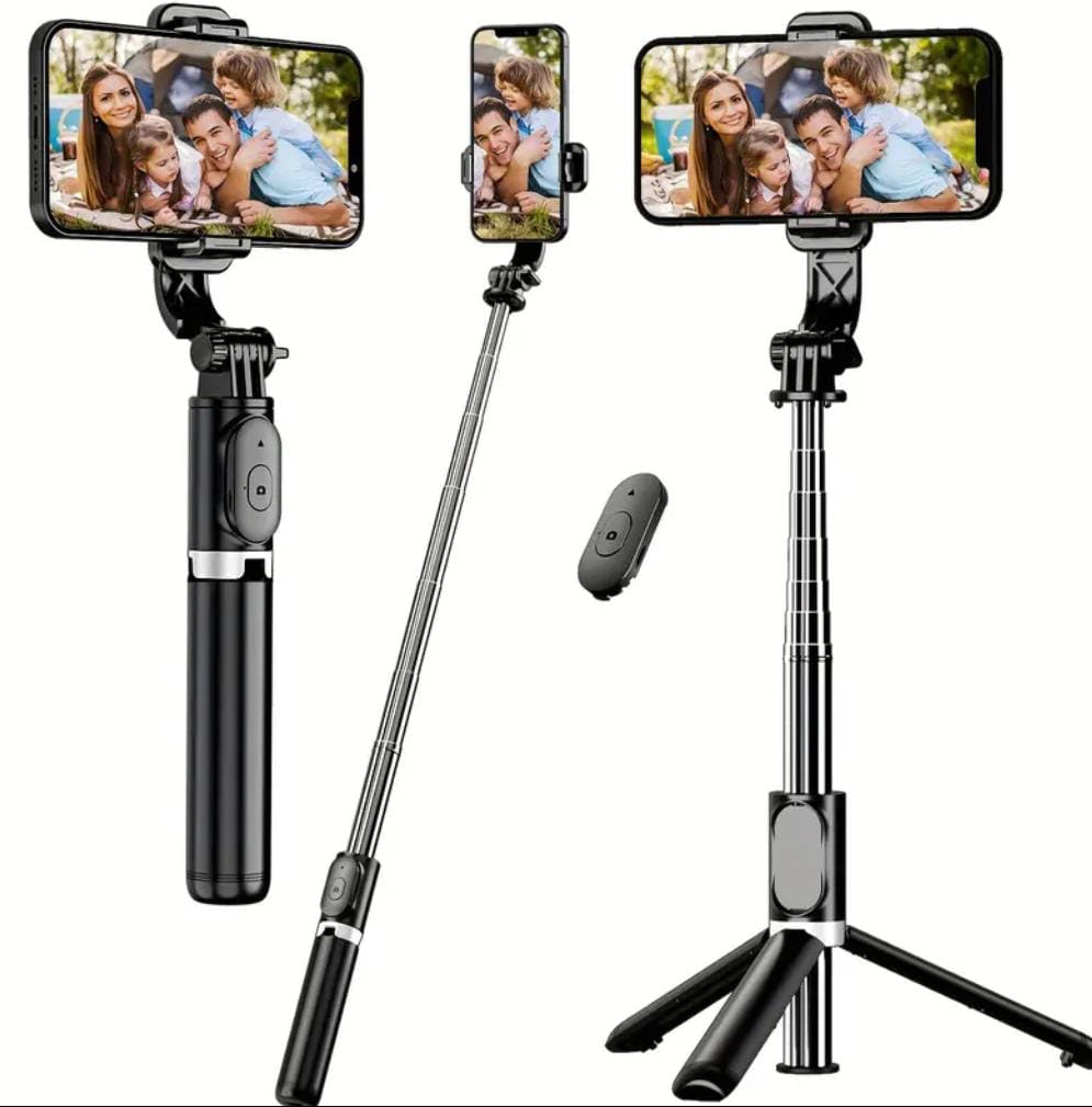 127cm Extra-Long Wireless Selfie Stick with Tripod & Remote