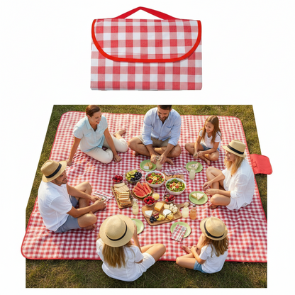Large Waterproof Picnic Blanket 200cm – Foldable Outdoor Mat