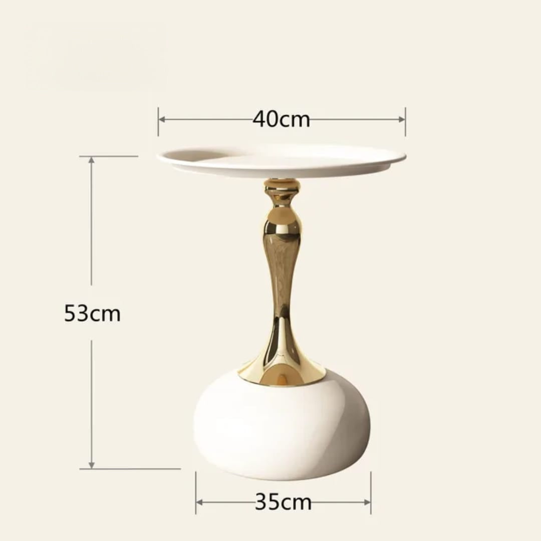 Vintage Round Coffee Table – Italian-Inspired Classic Design