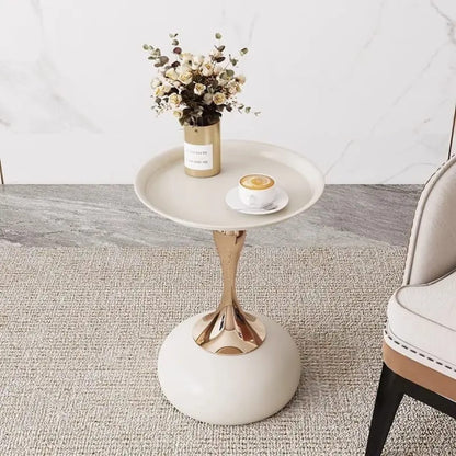 Vintage Round Coffee Table – Italian-Inspired Classic Design
