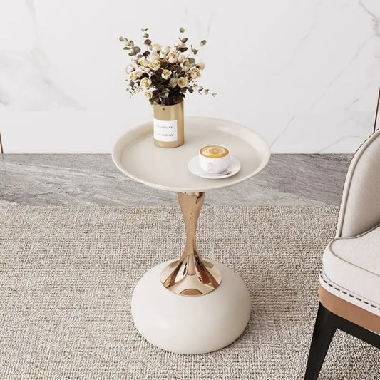 Vintage Round Coffee Table – Italian-Inspired Classic Design