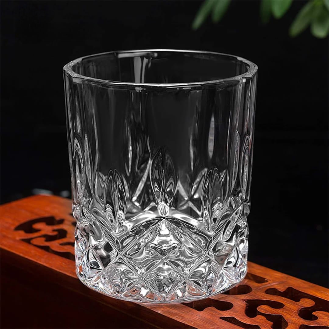 Crystal Whiskey Glasses Set of 6 – Premium Glass Tumblers