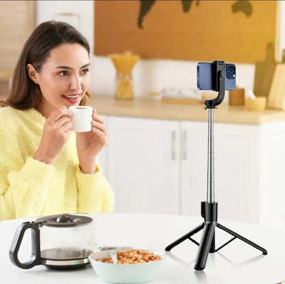 127cm Extra-Long Wireless Selfie Stick with Tripod & Remote