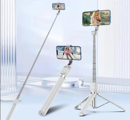 127cm Extra-Long Wireless Selfie Stick with Tripod & Remote