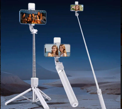 127cm Extra-Long Wireless Selfie Stick with Tripod & Remote