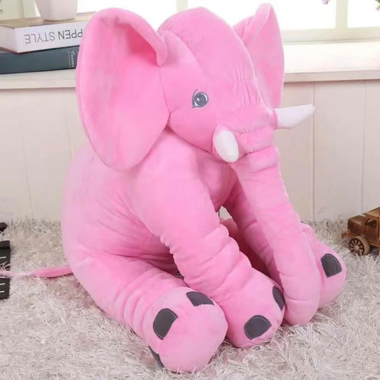 Stuffed Elephant Plush Pillow for Babies & Toddlers