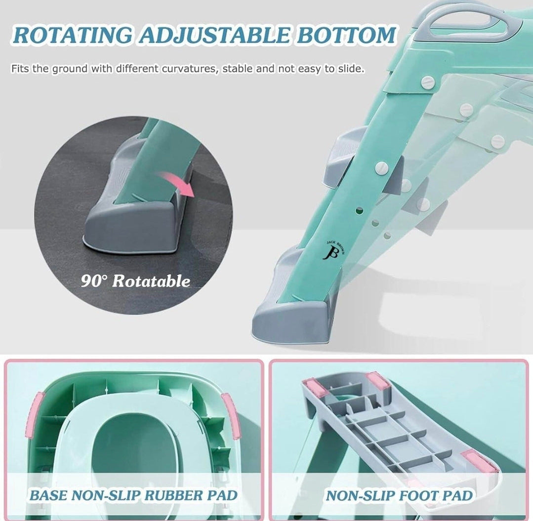 Product with rotating adjustable bottom feature on a light gray background