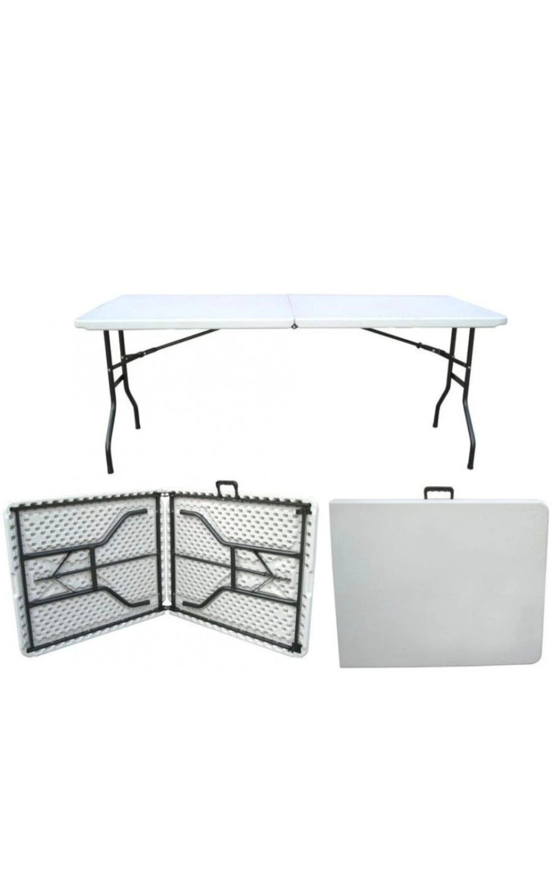 1.8m Folding Table – Portable Utility Table for Events & Home