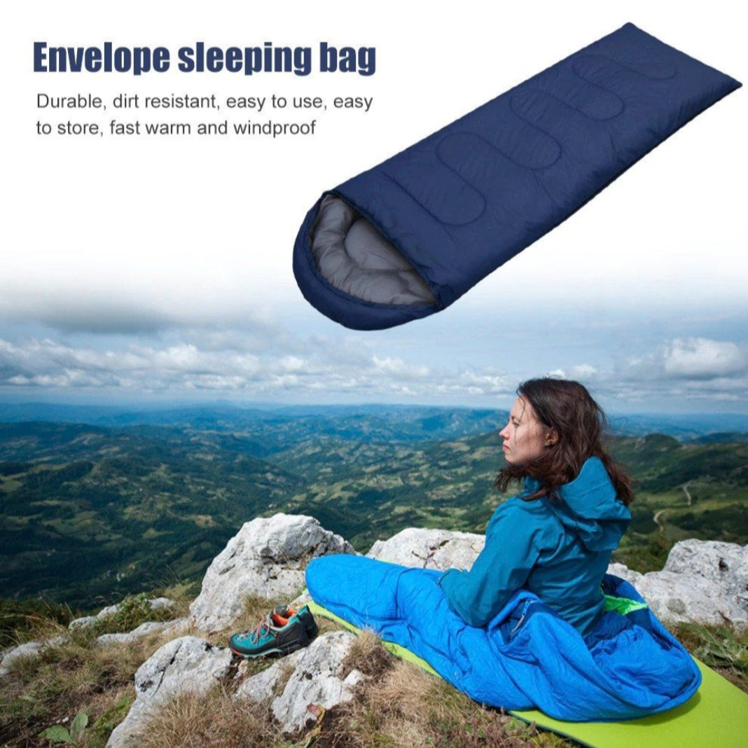 Outdoor Sleeping Bag with Hood – Lightweight Camping Sleep Bag