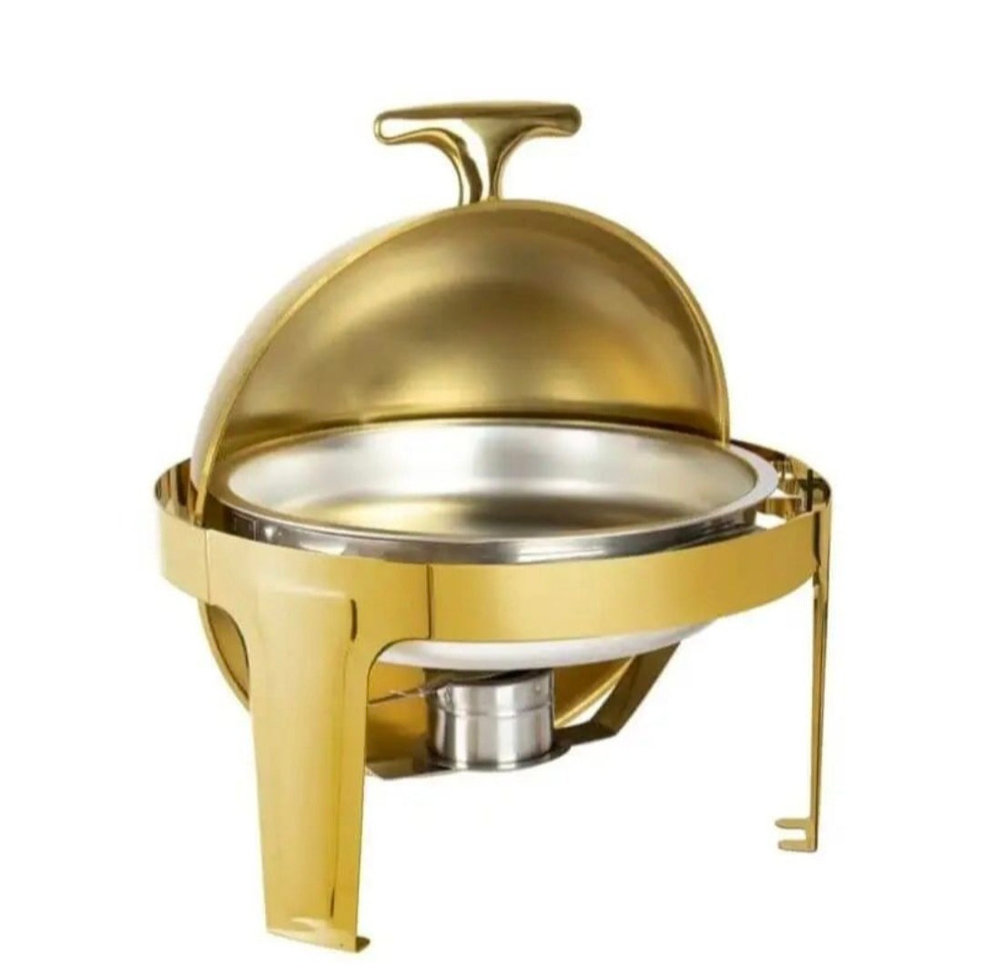 10L Roll Top Chafing Dish – Stainless Steel Buffet Food Warmer