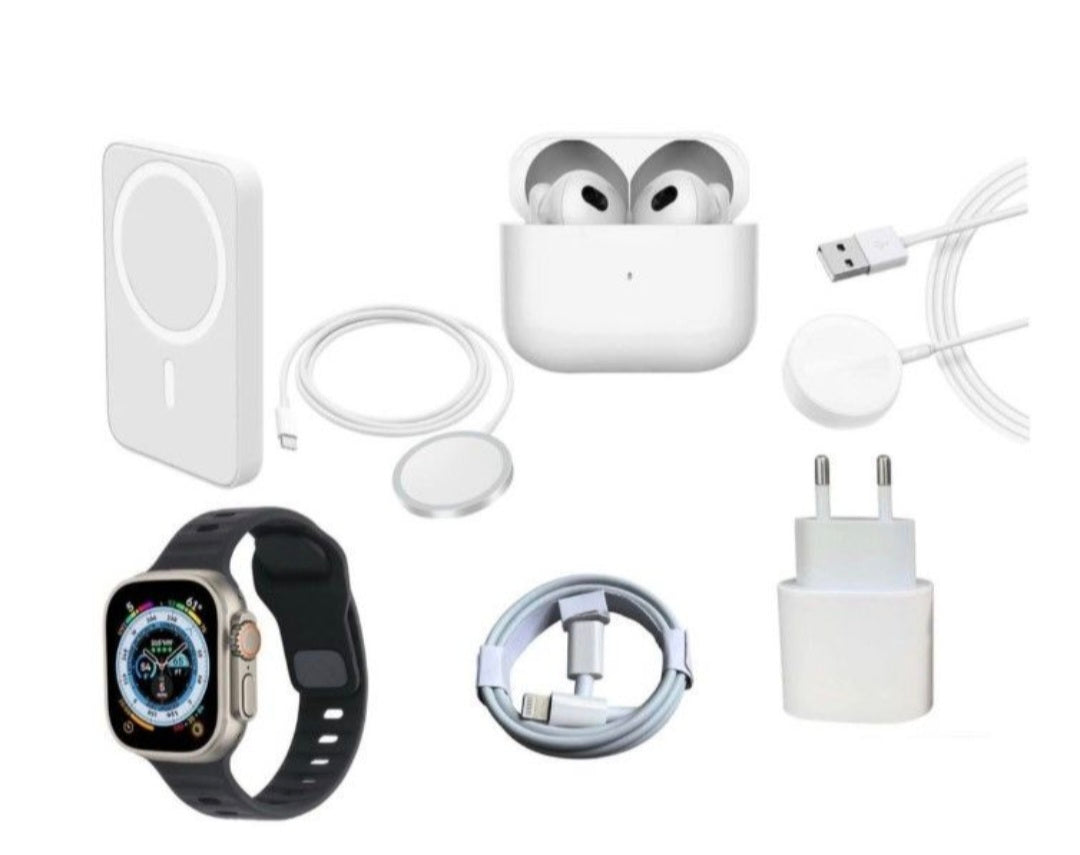 Smart Watch with Complete Charging Set – X8 Bundle