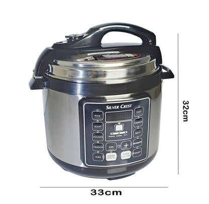 Silver Crest Pressure Cooker 6L - 10-in-1 Electric Cooker