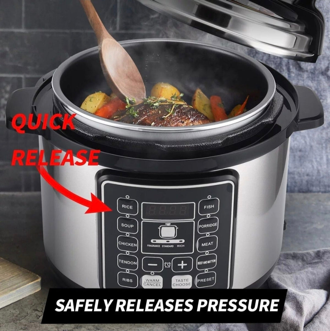Silver Crest Pressure Cooker 6L - 10-in-1 Electric Cooker