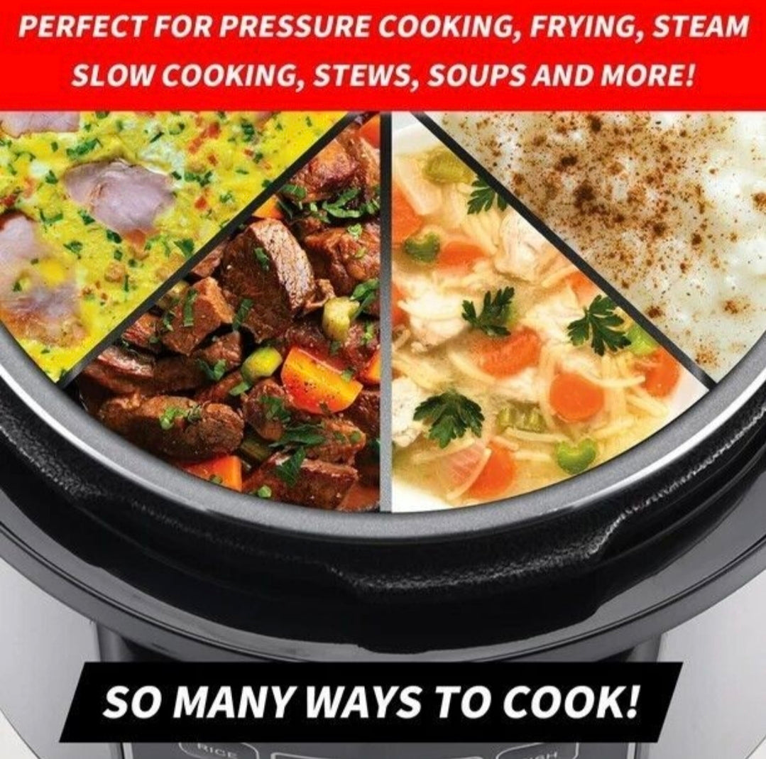 Silver Crest Pressure Cooker 6L - 10-in-1 Electric Cooker