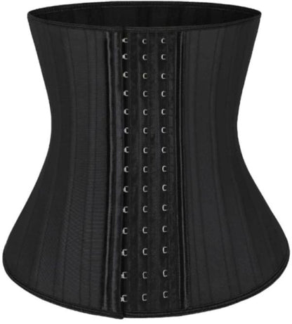 Black waist trainer on a white background