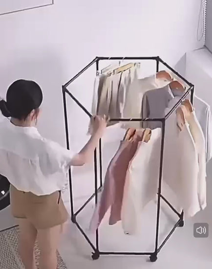 Clothing hanger video