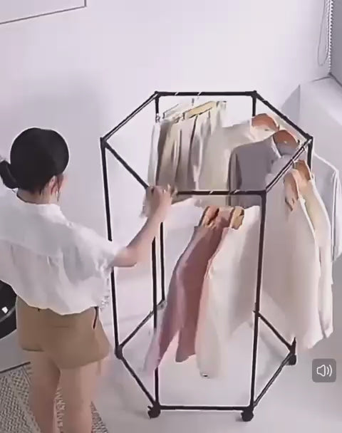Clothing hanger video